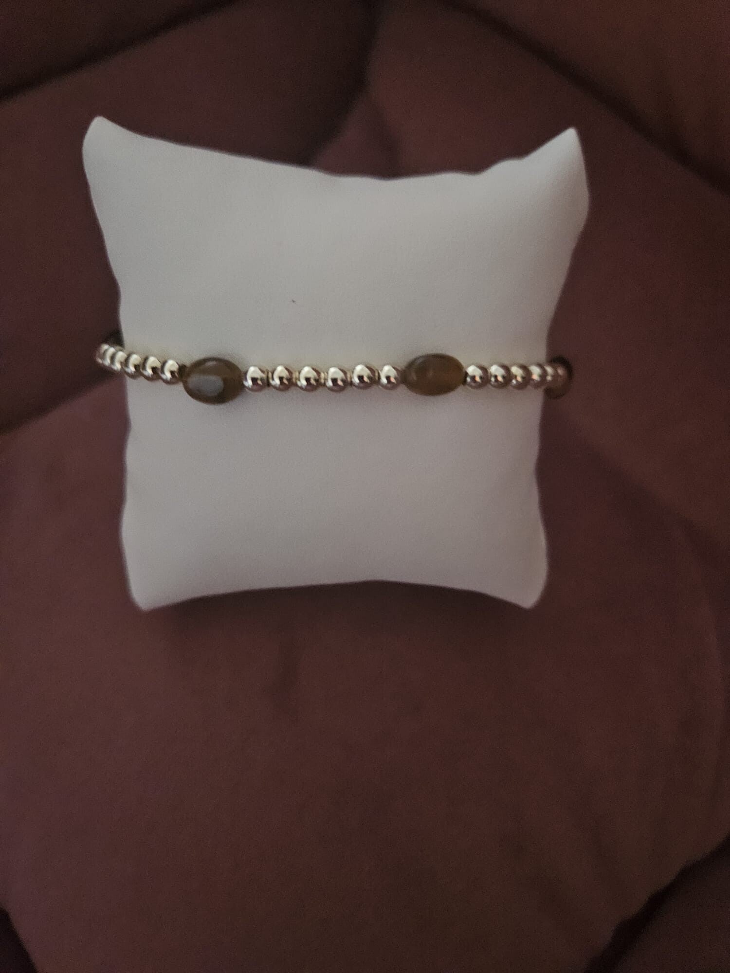 Armband Sparkling 4MM Yellow Brown