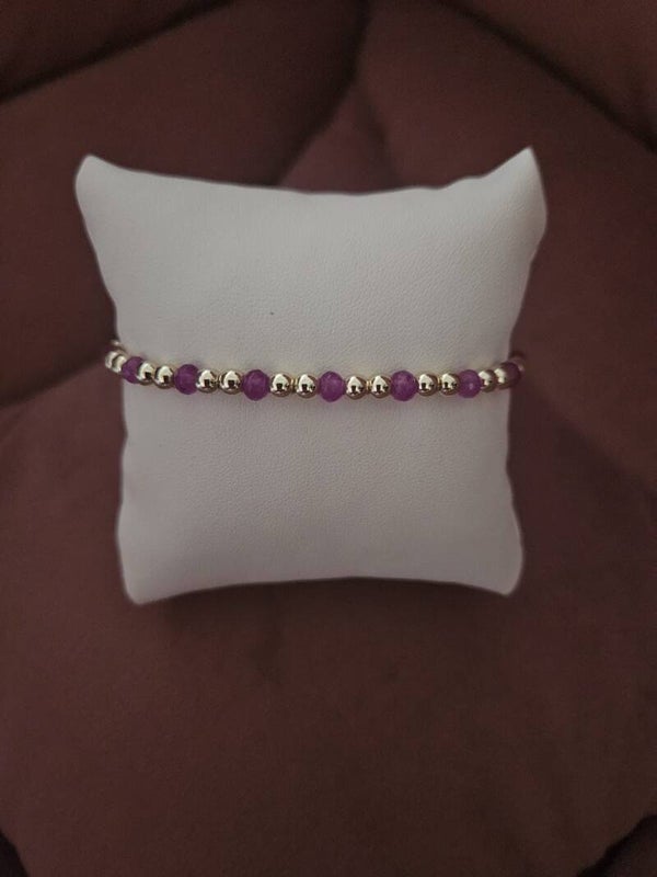 Armband Sparkling 4MM Fuchia