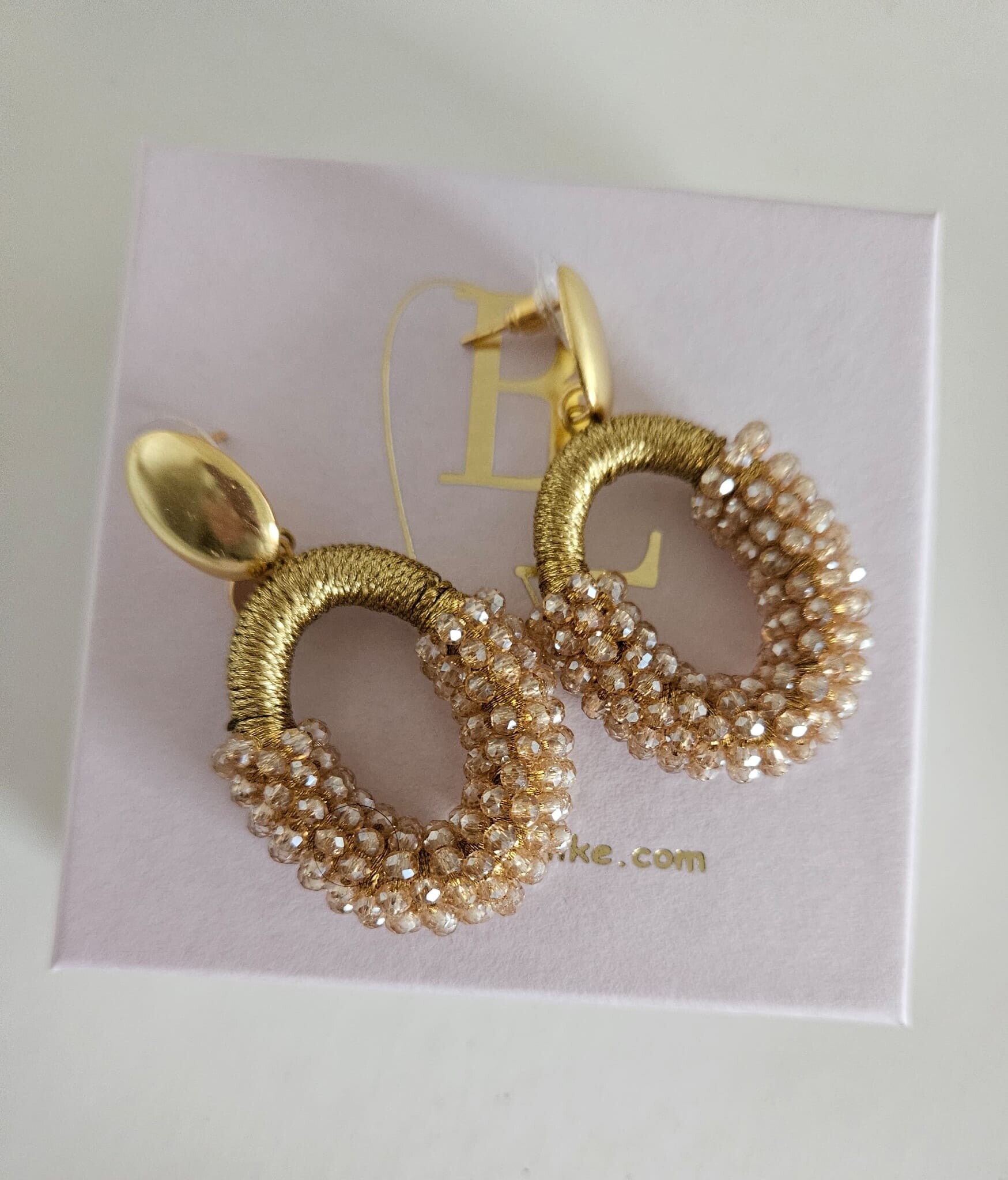Belike Oorbellen Nude Loop Medium (Steker)