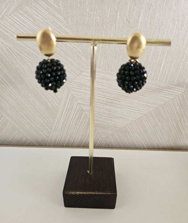 Belike Oorbellen Disco black (Steker)