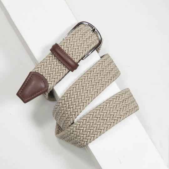 Anderson's gewoven riem - beige