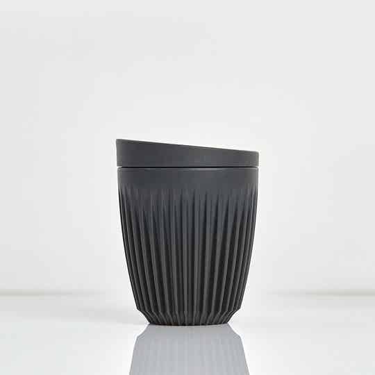 HuskeeCup - herbruikbare tas 24cl zwart