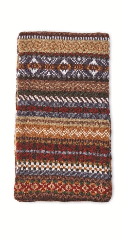 Robert Mackie - Lochinver bruine sjaal