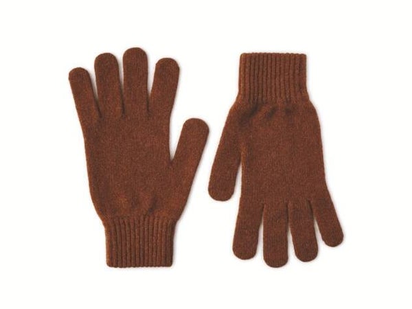 Robert Mackie - Munro kastanjebruine handschoenen