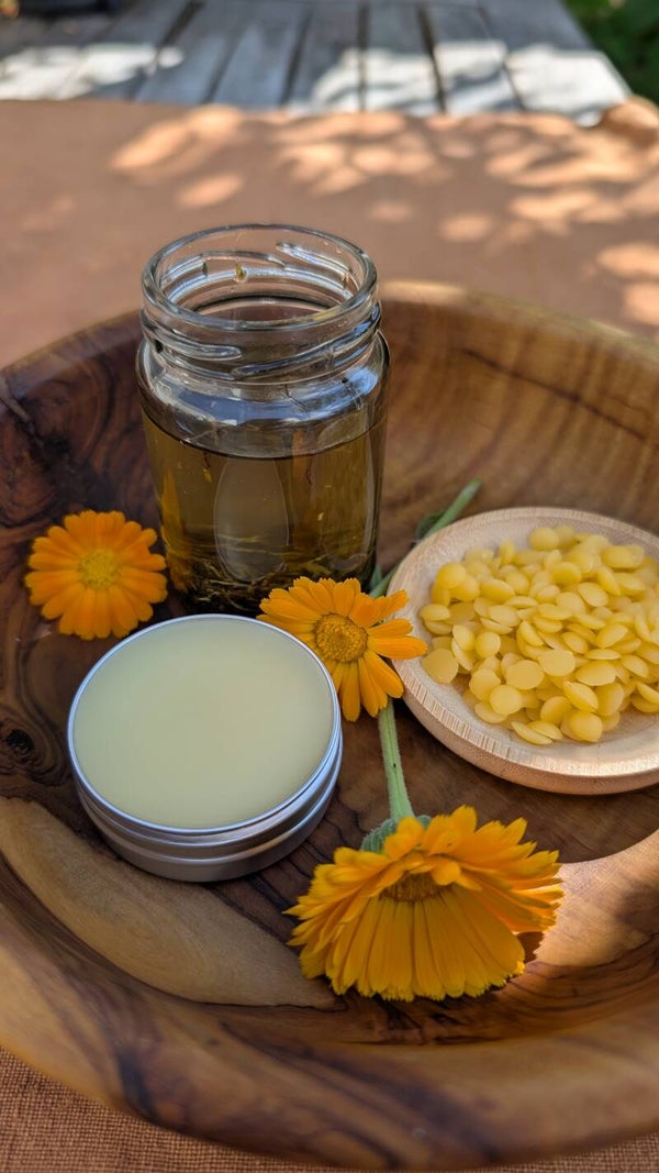 From herb to salve. A practical guide to making your own salve.