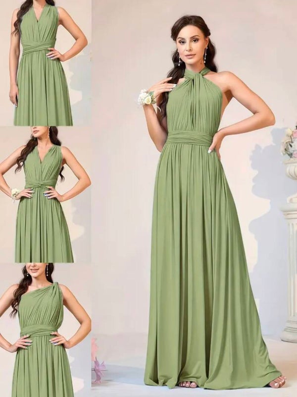 Robe verte herbe - 50%