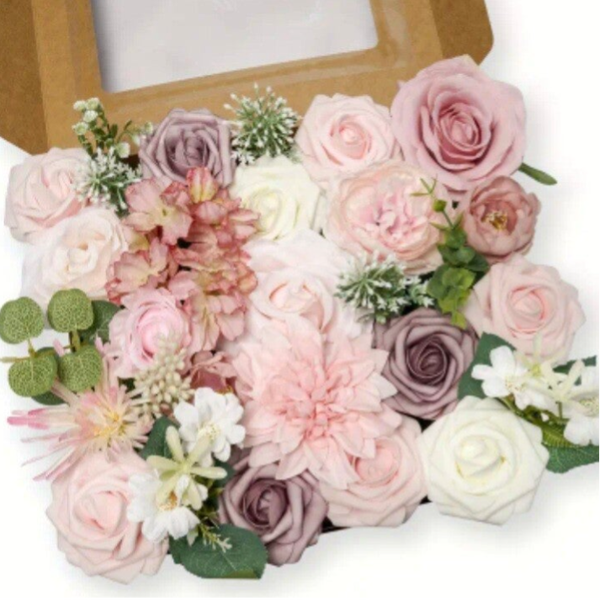 Fleurs dan les tones de rose