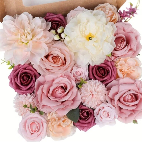 Fleurs dans le tons roses