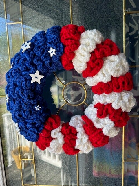 Patriotic Door Wreath