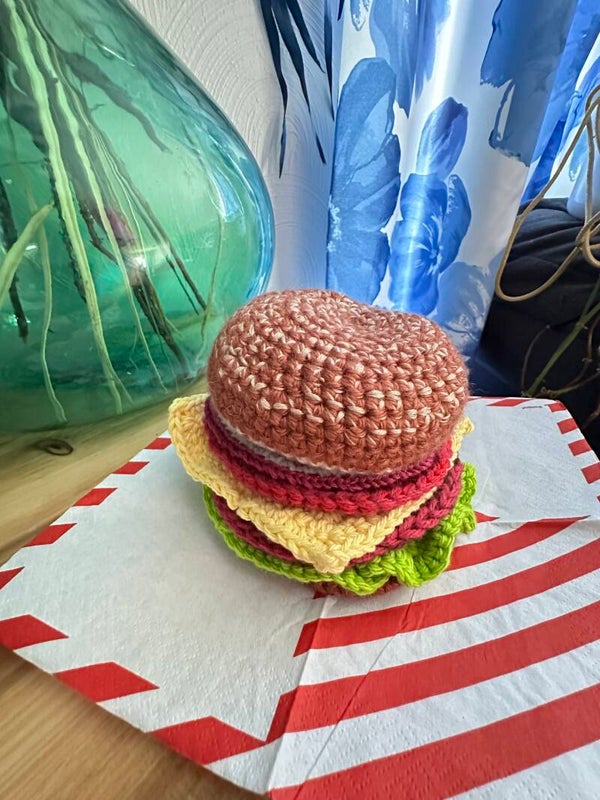 Cheeseburger coaster set