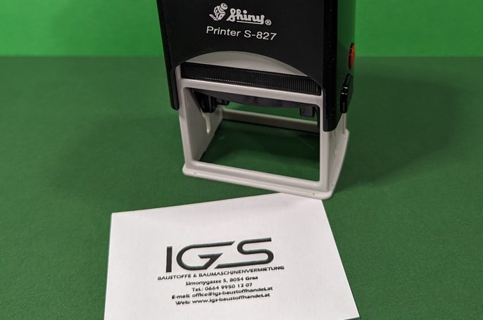 Stempel Druck