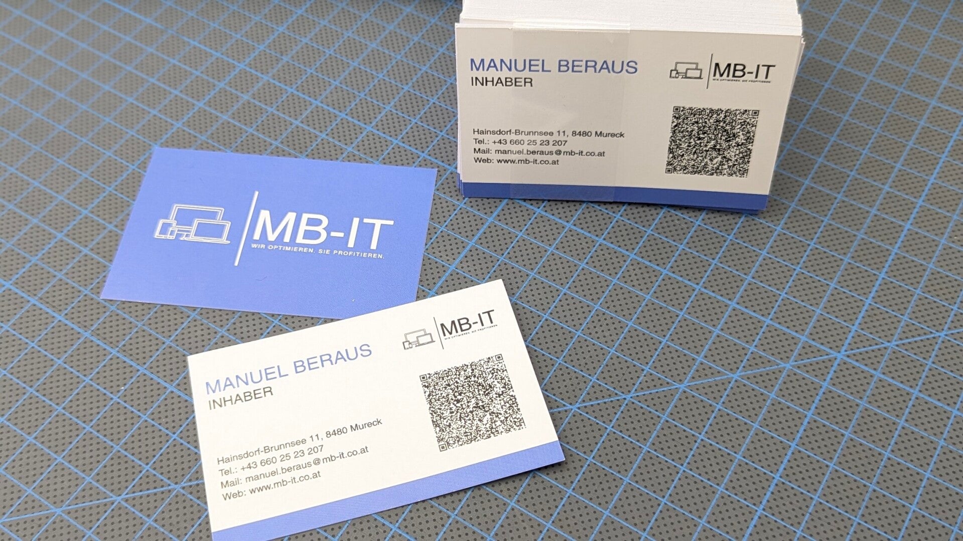 Visitenkarten drucken lassen in Leibnitz – hochwertiger Druck mit individuellem Design