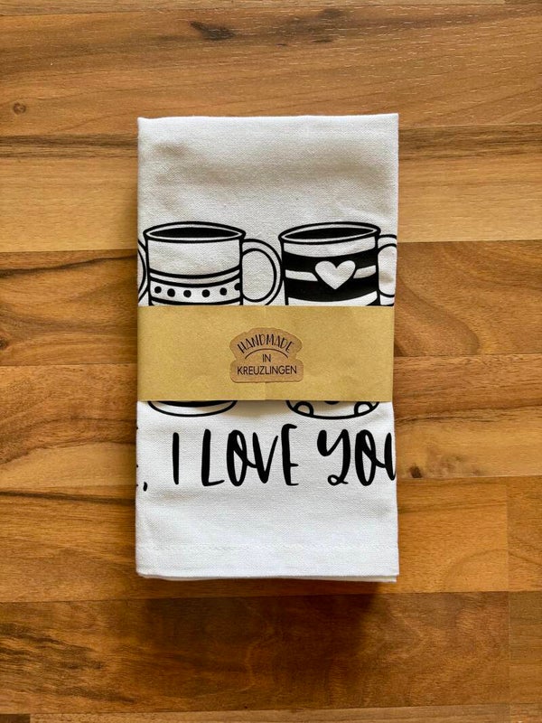 Geschirrhandtücher Baumwolle Weiss 2er Set