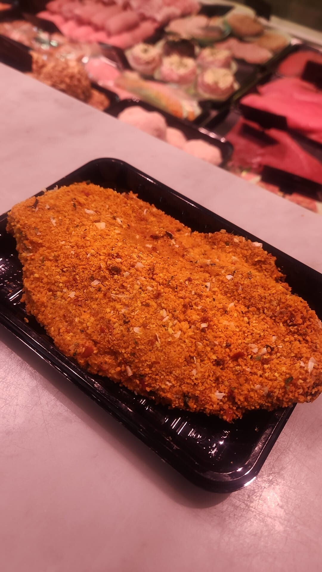 Gepaneerde kip snitzel