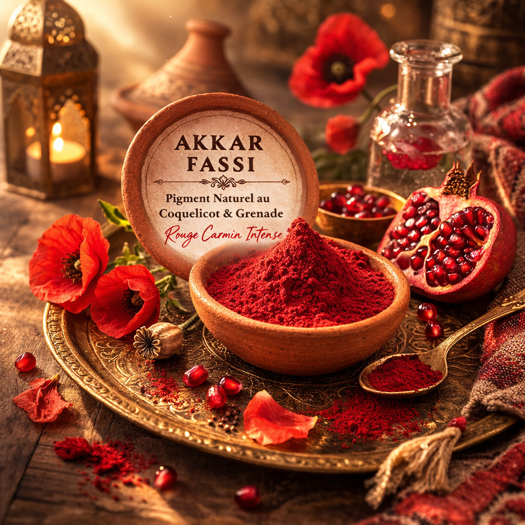 Akar Fassi – Rouge à Lèvres Naturel Berbère du Maroc