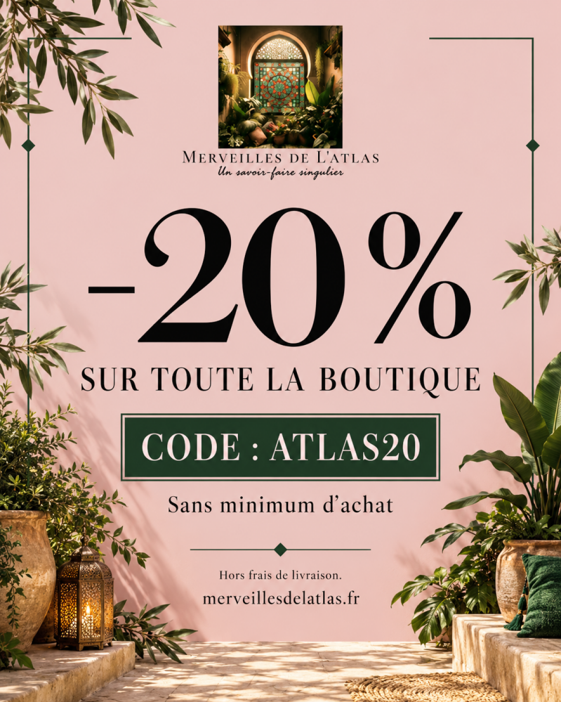 Offre de 20 % sur toute la boutique