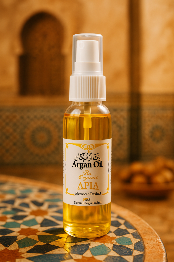Huile d’Argan Pure Bio du Maroc – 60 ml – Cosmétique Naturel