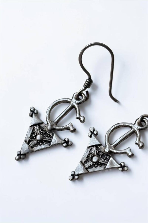 Boucles d’oreilles Tazerzit de l’Atlas – Argent massif 925
