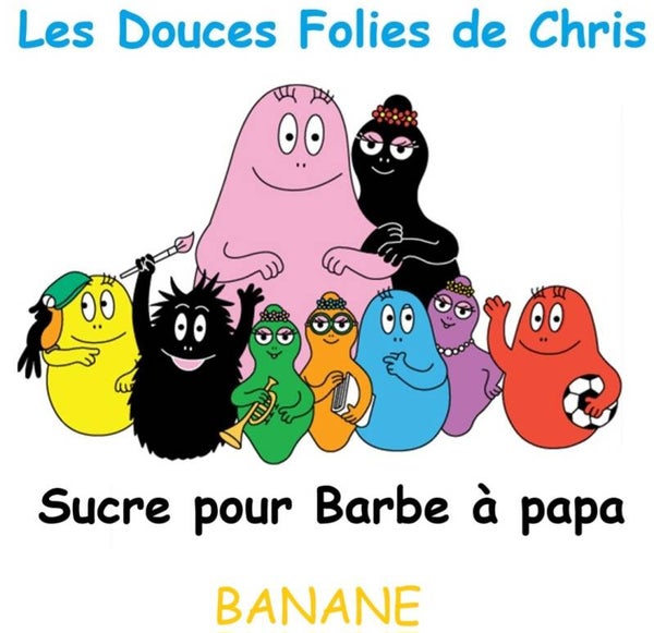 Sucre barbe à papa arôme Banane 🍌 500 grammes