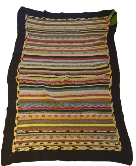 Hæklet vintage plaid