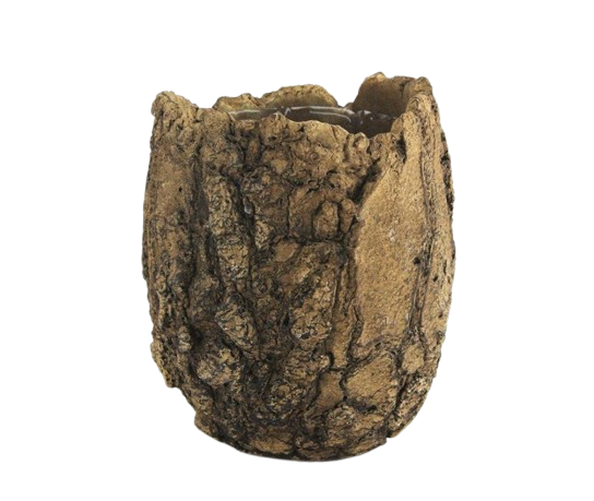 Rustik fossil krukke - lille