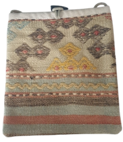 Lille kelimtaske med snor