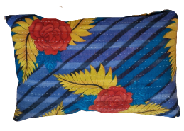 Kantha quilt pudebetræk str. 30x50cm
