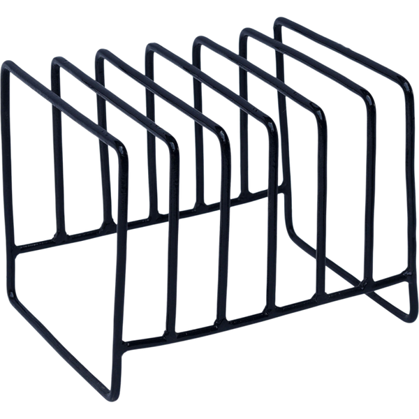 Tallerkenholder i sort jern