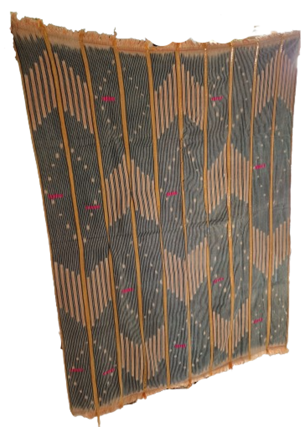 Afrikansk Baule vintageplaid eller dug