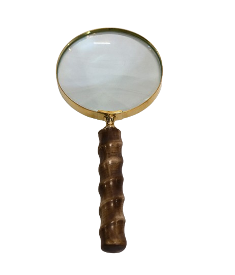 Forstørrelsesglas - mørkt skaft