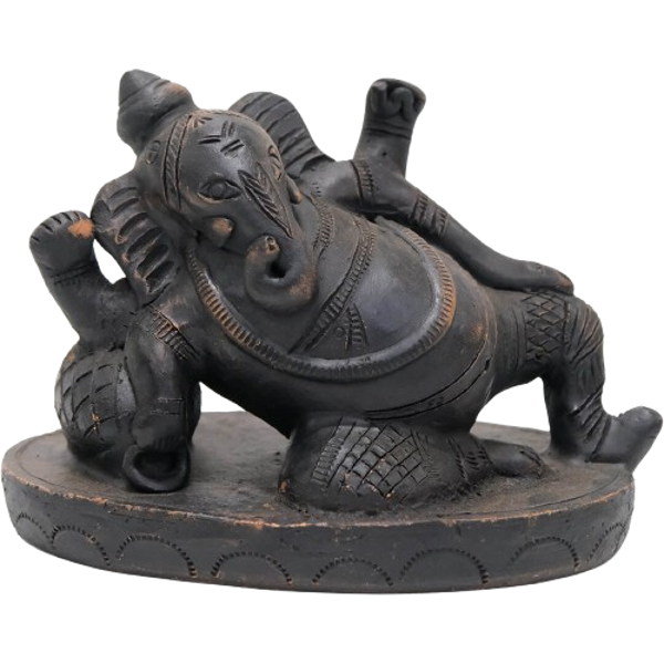 Liggende Ganesha i ler