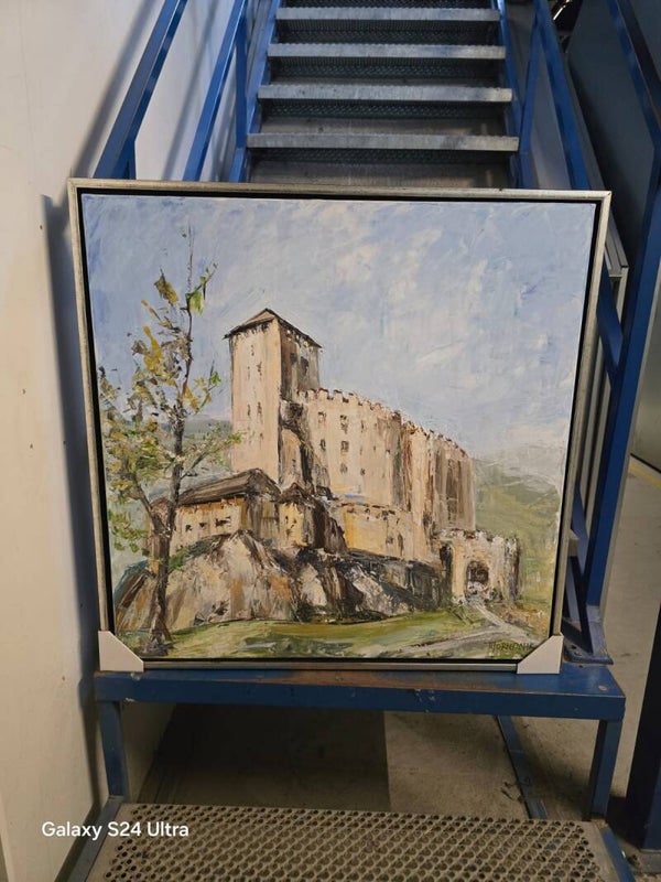 Maleri i svæveramme str.