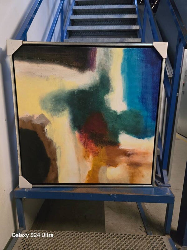 Maleri i svæveramme str.