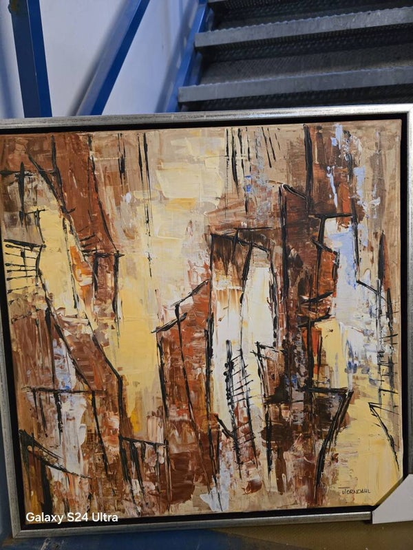 Maleri i svæveramme str.