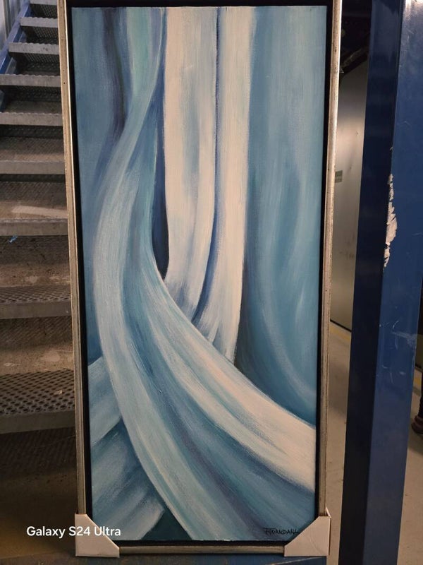 Maleri i svæveramme str.