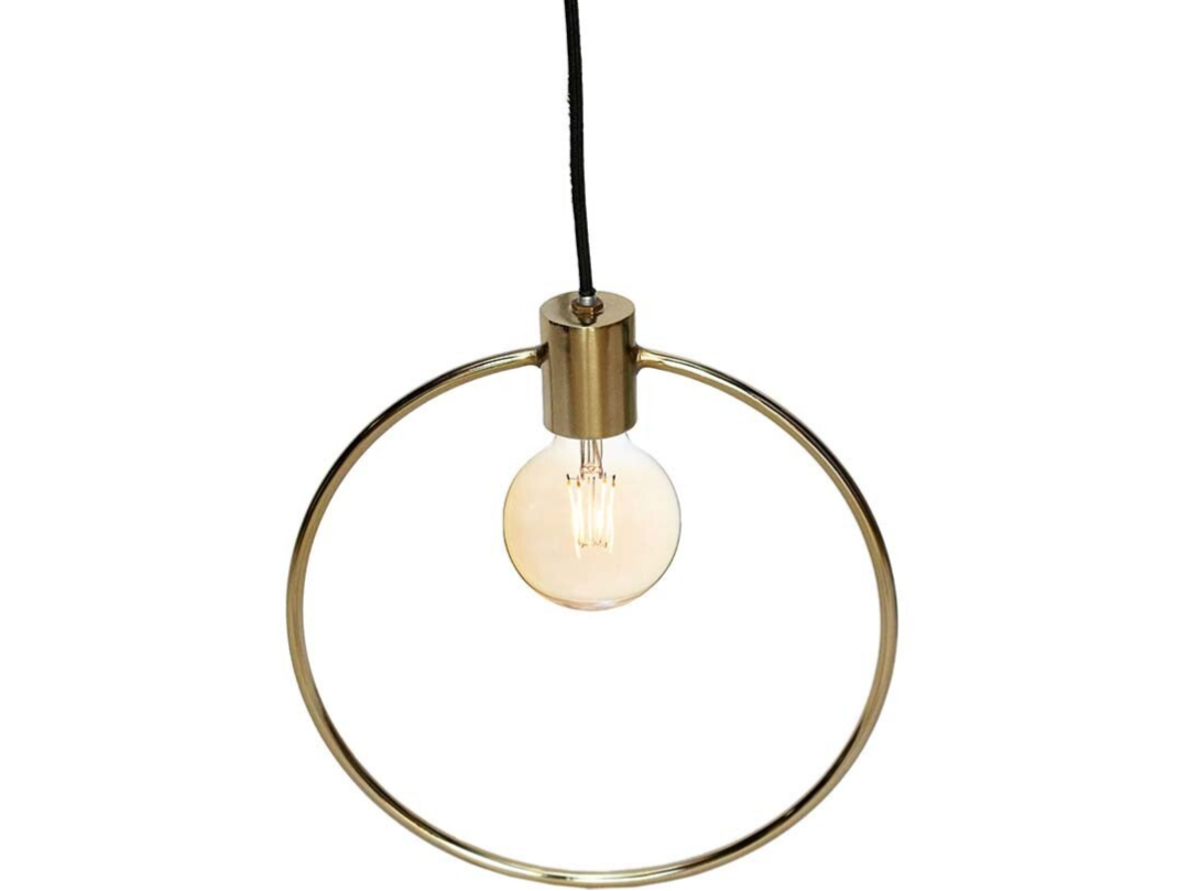 Oslo loftlampe i et enkelt design - messing