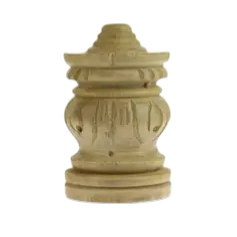 Pagode i træ - stander til røgelsespinde