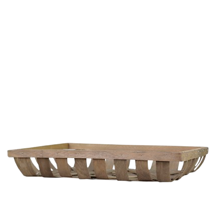 Flettet kurv i poppeltræ - small