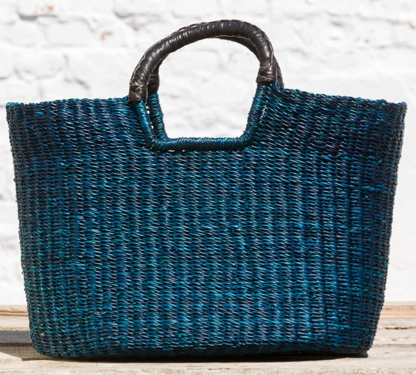 Duse indkøbskurv - Large - Blå