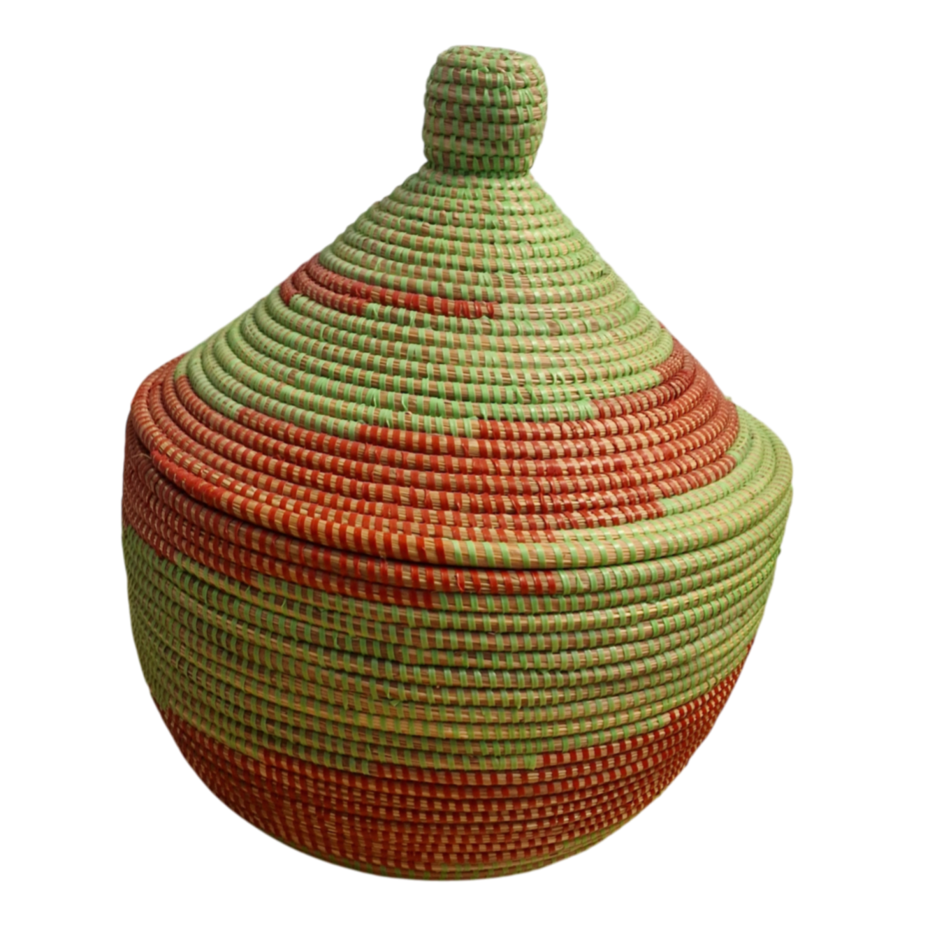 NDEYE DIOP Kurv m. højt låg, large