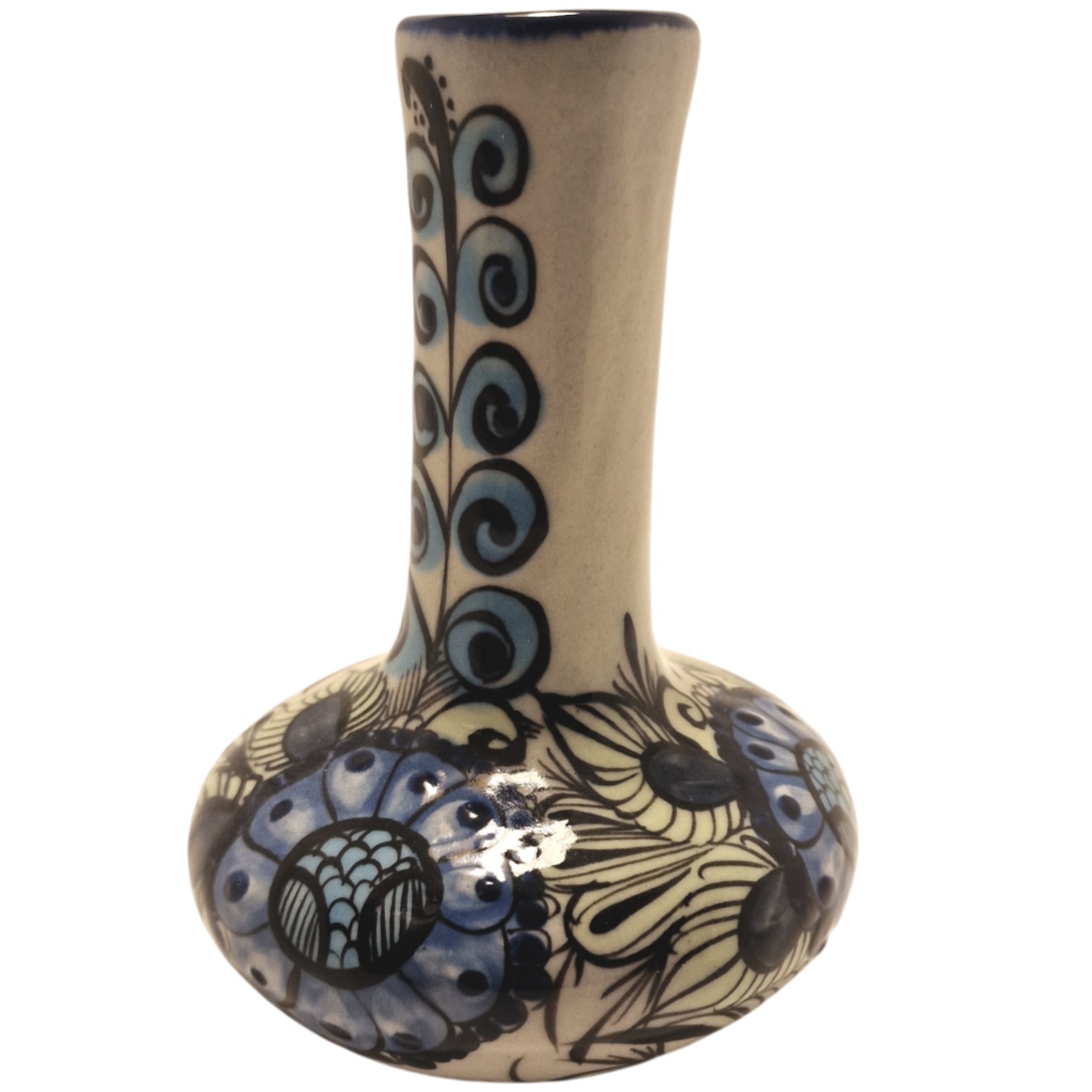 Lille håndmalet vase - Fairtrade fra Guatemala