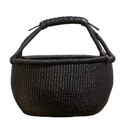 Bolgakurv fra Ghana  - Sort