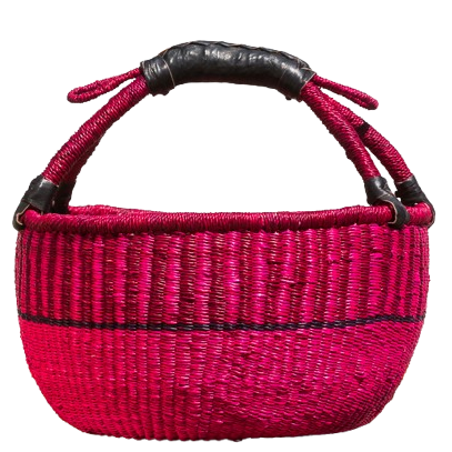 Bolgakurv fra Ghana  - Pink