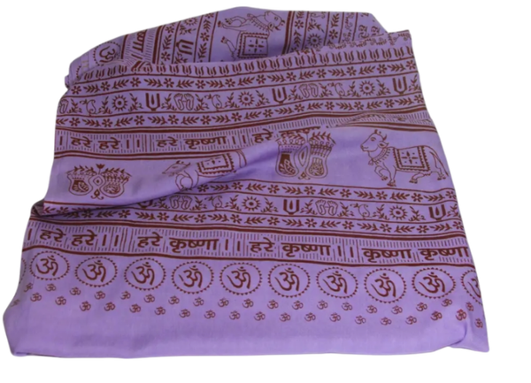 Yogaklæde / sjal med blockprint