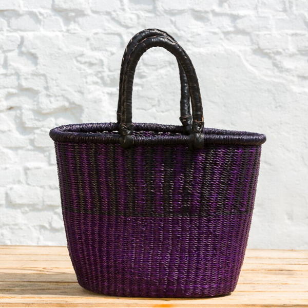 V - Shape indkøbskurv - Medium - Lilla