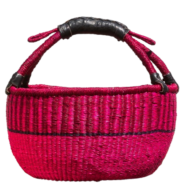 Bolgakurv fra Ghana  - Pink