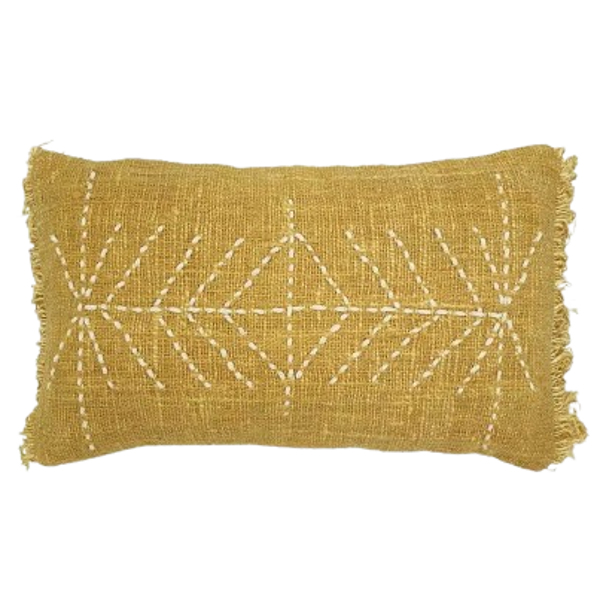 Vævet pude fra Bali str. 30x50 cm