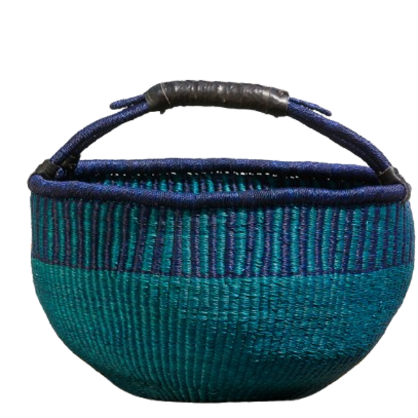 Bolgakurv fra Ghana  - Blå