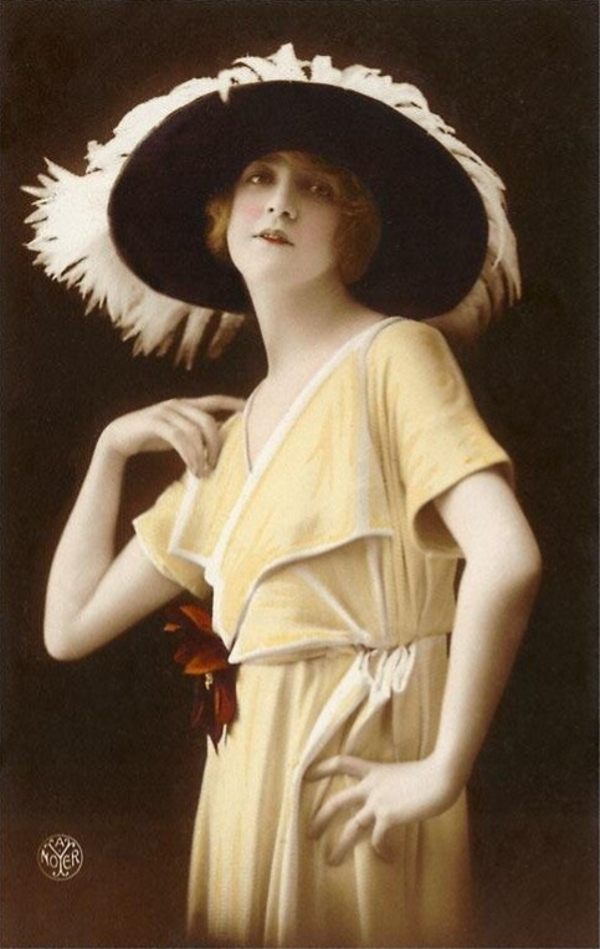 Vintage postkort - enkelt