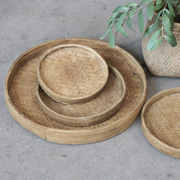 Fad med fletmønster Ø26cm